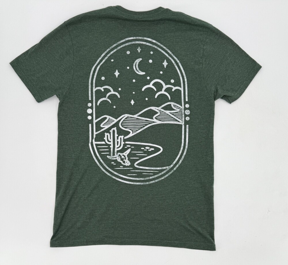 Call Your Mother Shirt Adult Small Green Protect Nature Graphic T-shirt Pullover